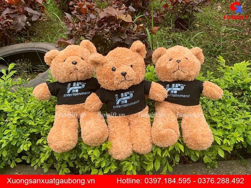Gấu bông in logo theo yêu cầu