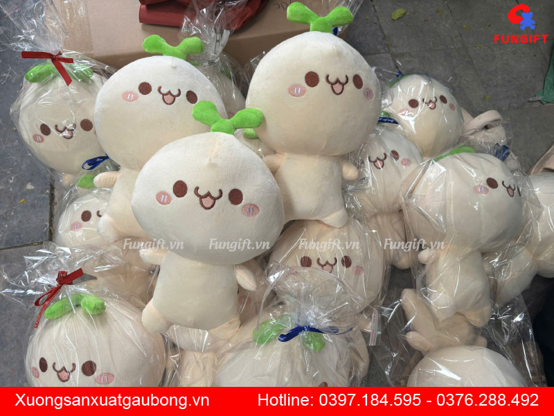 Gấu bông mầm cây quà tặng 30cm