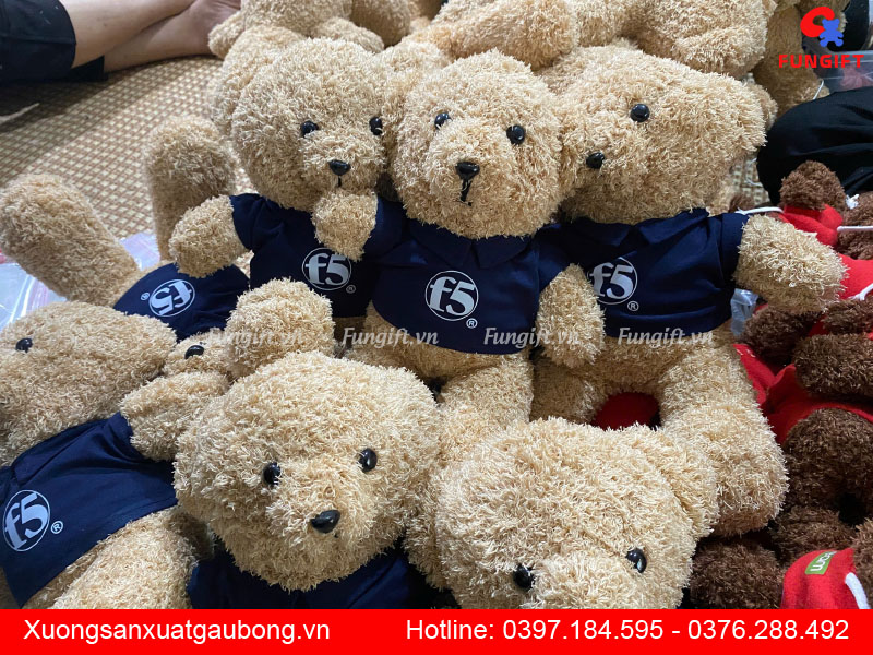 Gấu bông teddy in logo theo yêu cầu