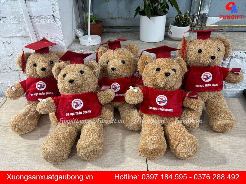 Gấu bông tốt nghiệp quà tặng chúc mừng ý nghĩa, thiết thực