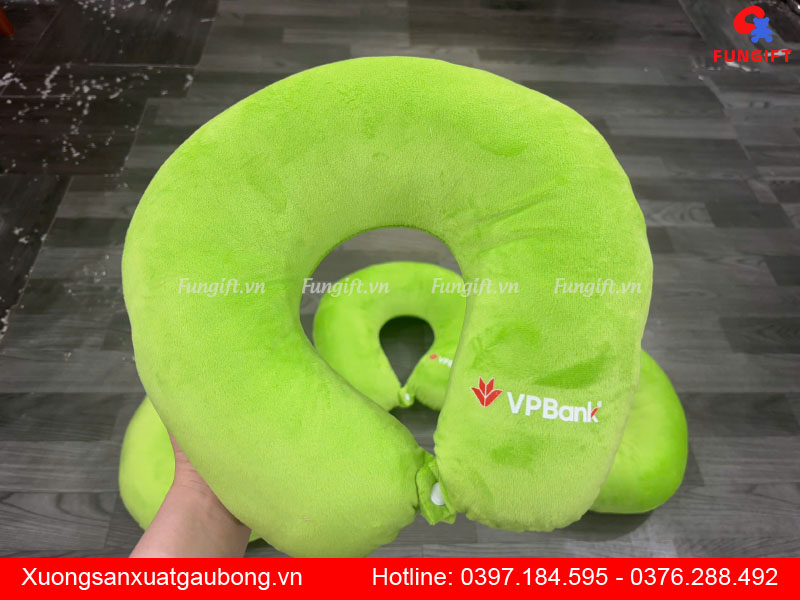 Gối chữ U in logo ngân hàng