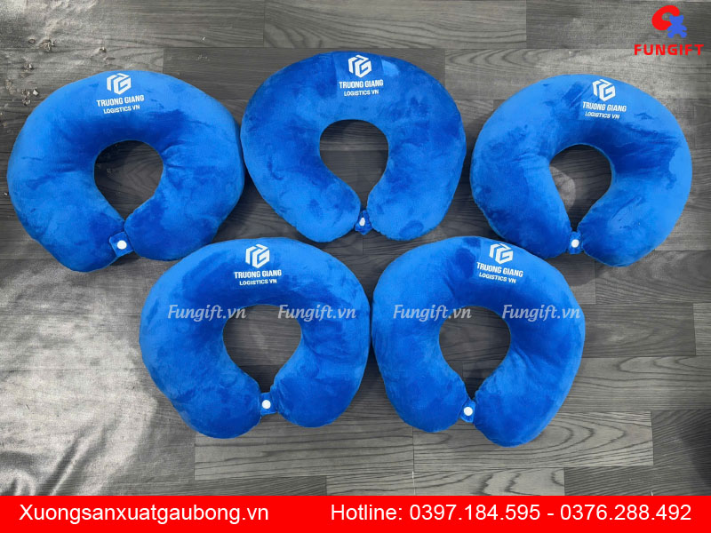 Gối cổ văn phòng in logo theo yêu cầu