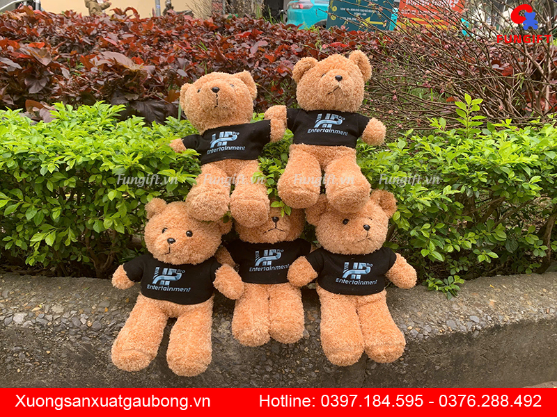 In logo teddy gấu bông sự kiện