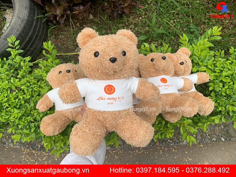 Làm gấu bông theo yêu cầu số lượng ít