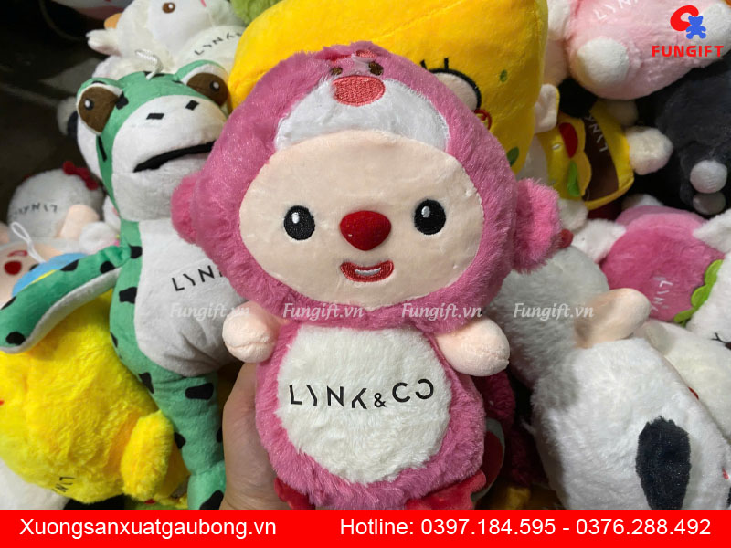 Quà tặng khuyến mãi gấu bông in logo