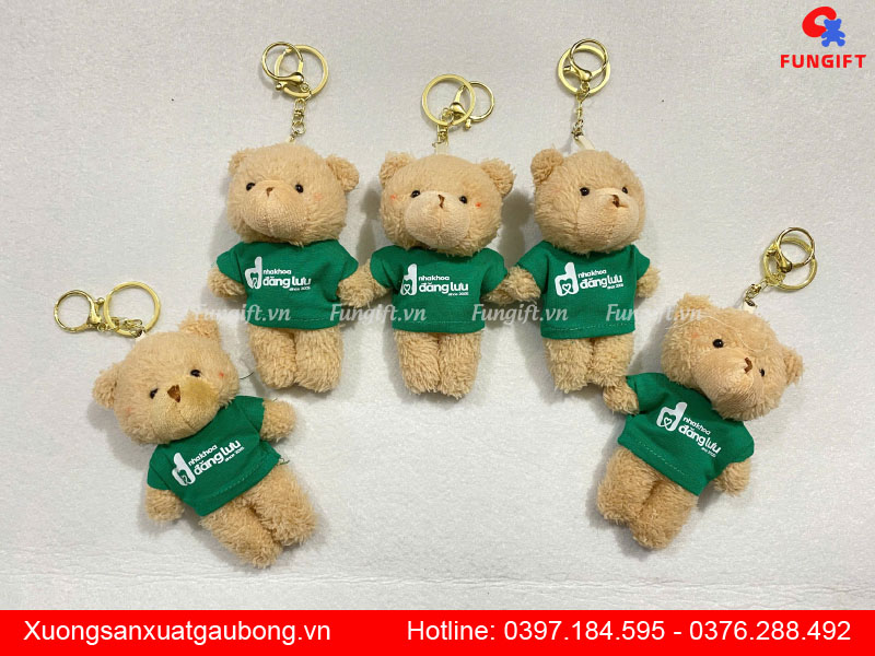 Quà tặng phòng khám nha khoa gấu bông in logo