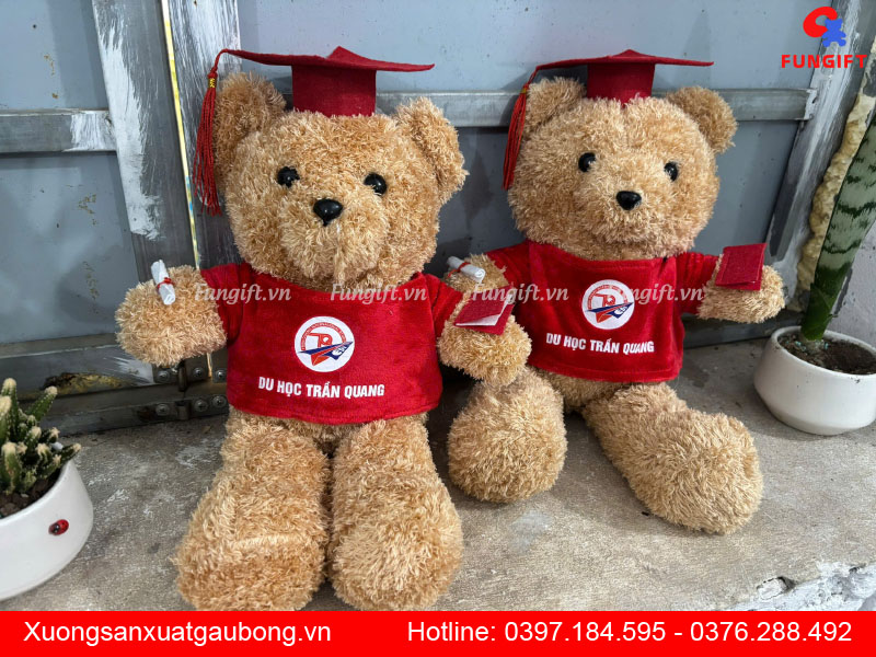 Sản xuất gấu bông cho trường học