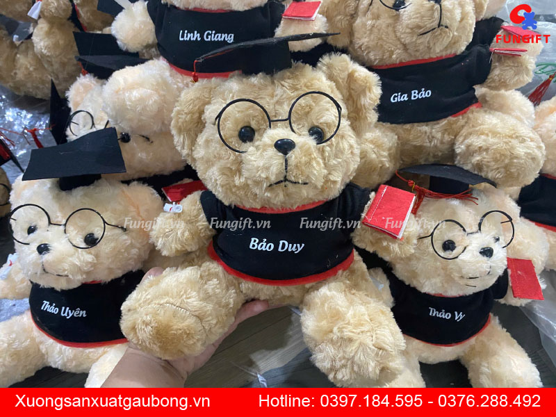 Xưởng gấu bông tốt nghiệp