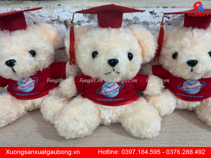 Xưởng sản xuất gấu bông tốt nghiệp