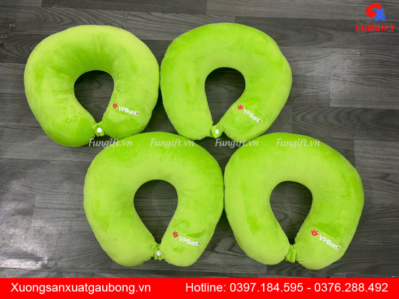 Xưởng sản xuất gối kê cổ chữ U in logo theo yêu cầu