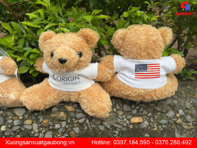 Mẫu gấu bông in logo giá rẻ