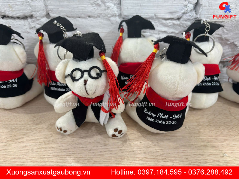 Xưởng in gấu móc khóa Hà Nội