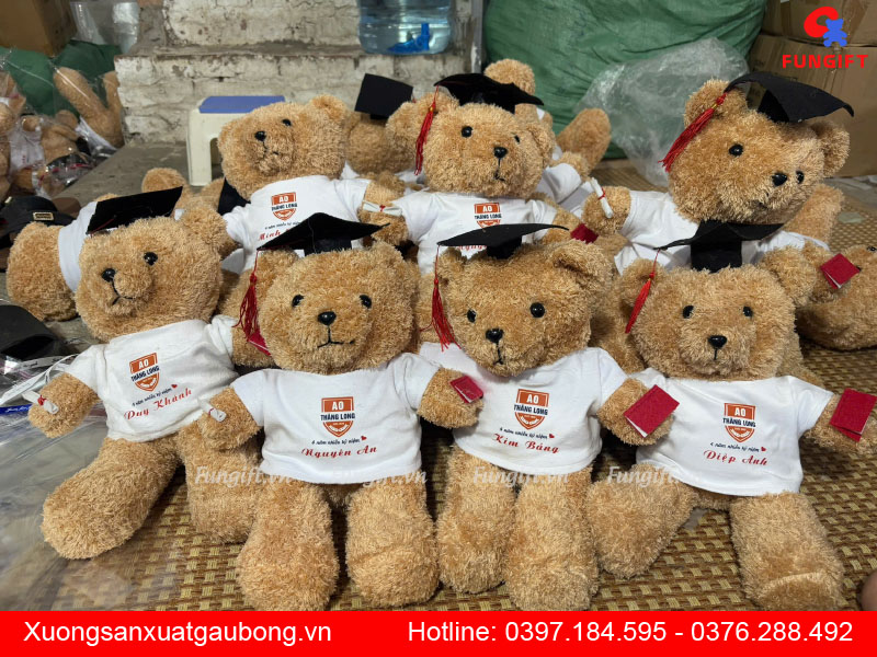 Đặt làm gấu bông theo yêu cầu Hà Nội