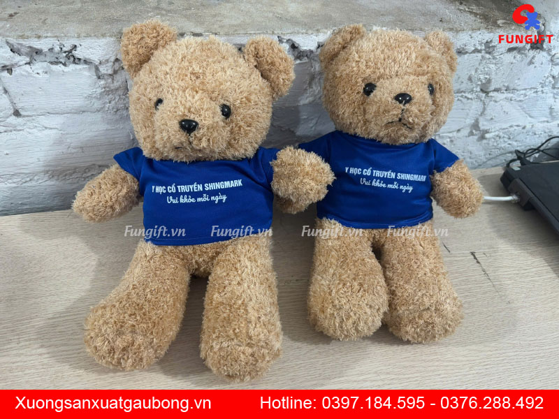 Gấu bông in logo theo yêu cầu