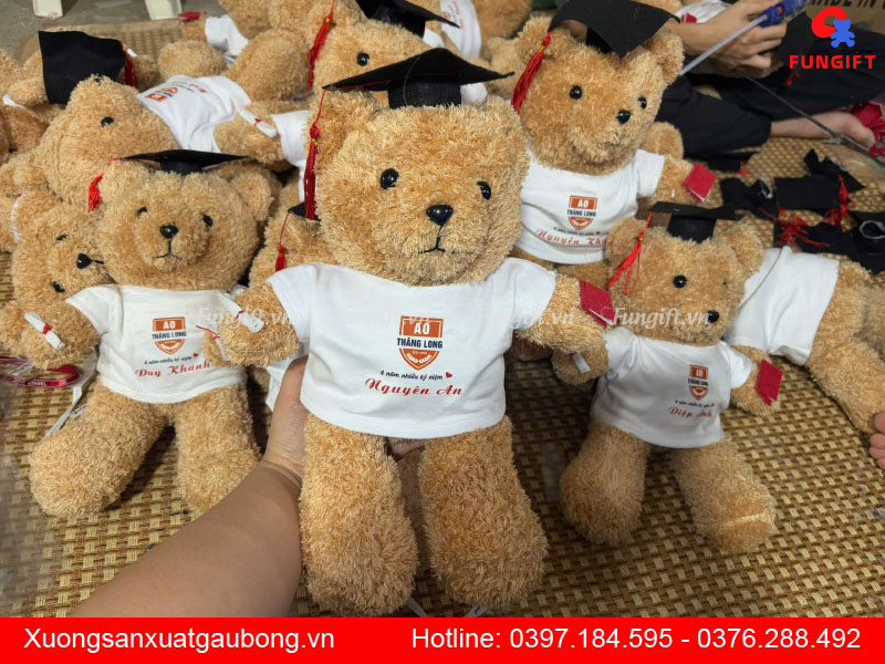 Làm gấu bông theo yêu cầu số lượng ít