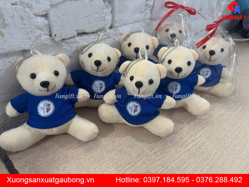 Làm móc khoá gấu bông theo yêu cầu TPHCM