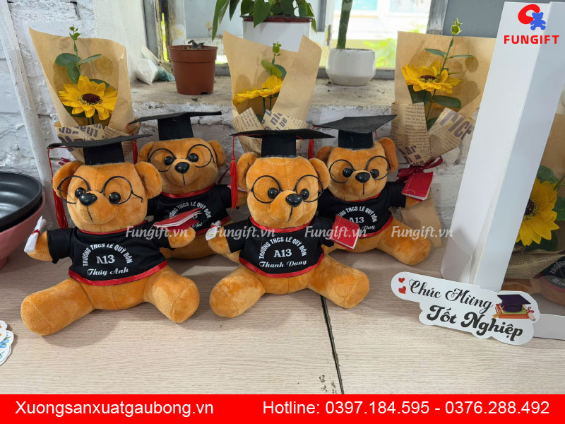 Xưởng làm gấu bông tốt nghiệp giá rẻ Hà Nội