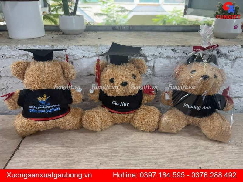 Xưởng sản xuất gấu bông tốt nghiệp giá rẻ Hà Nội
