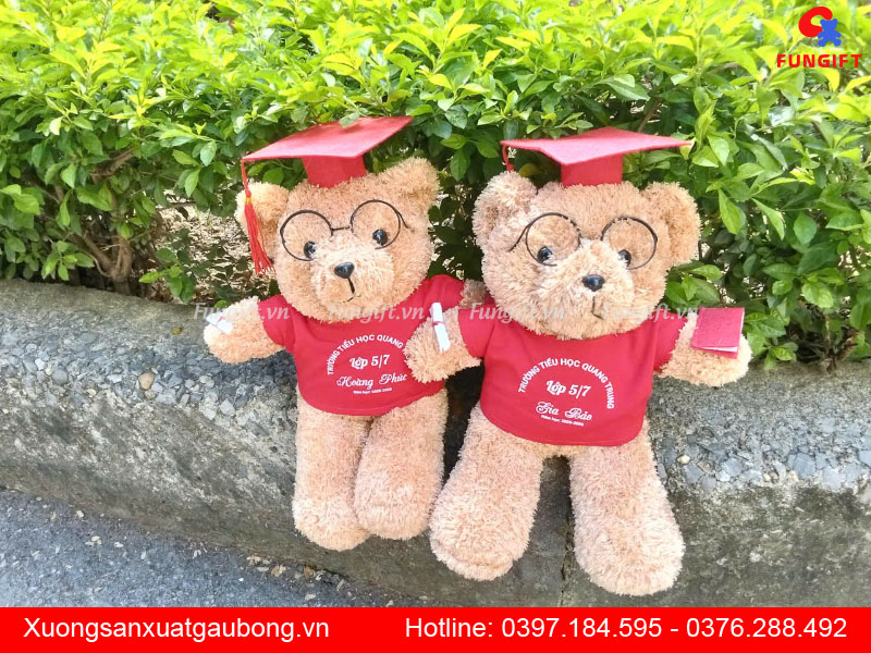 Đặt hàng gấu bông in logo
