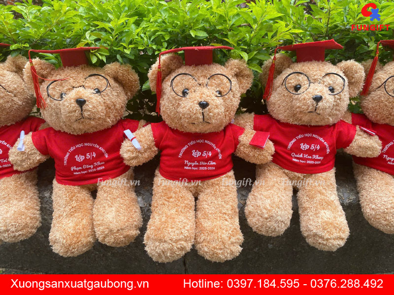 Đặt in gấu cử nhân số lượng lớn