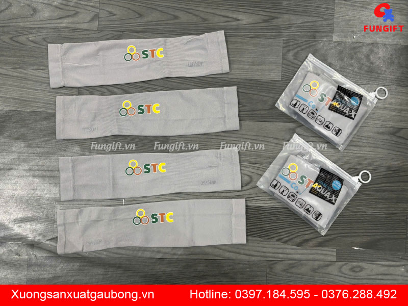 Găng tay đi nắng in logo tại xưởng