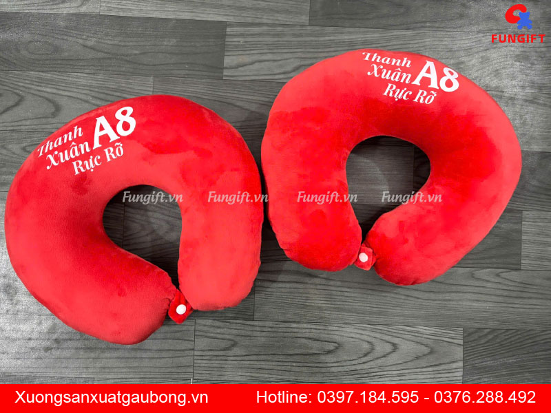 In gối chữ U tại xưởng