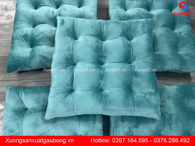 Mẫu đệm ngồi bệt may cho nhà hàng