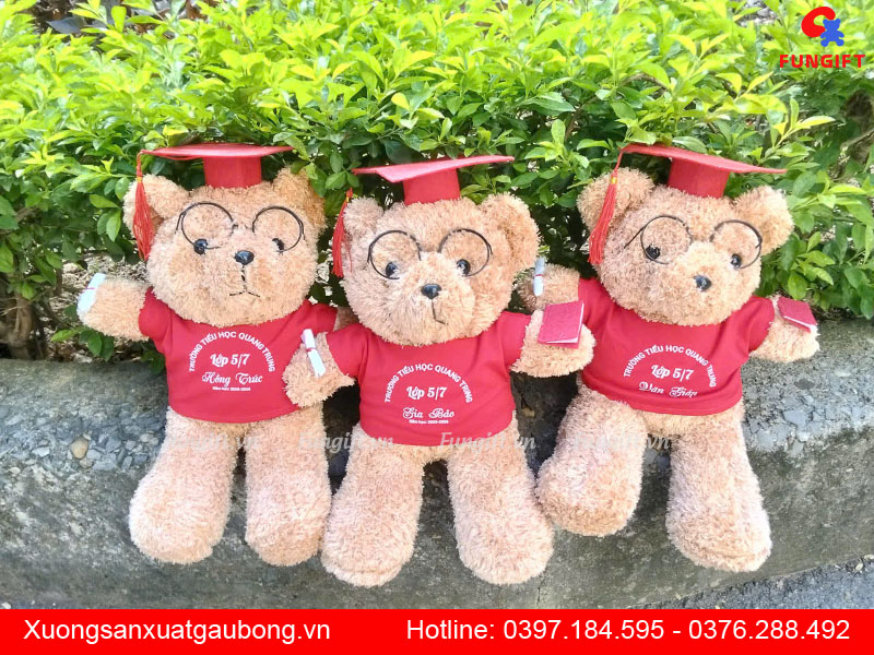 Mẫu gấu tốt nghiệp in giá rẻ