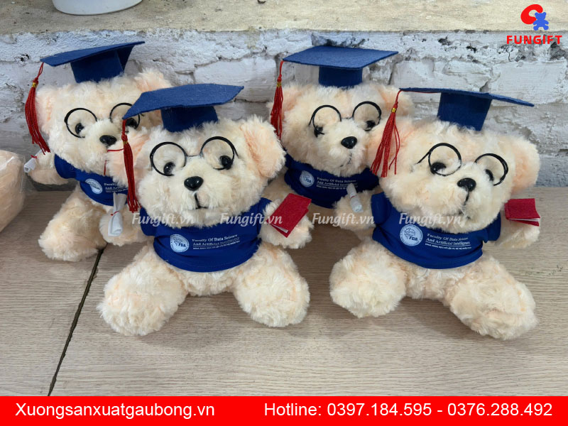 Mẫu gấu tốt nghiệp in theo yêu cầu