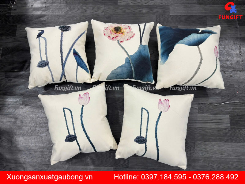Mẫu gối tựa lưng trang trí phòng