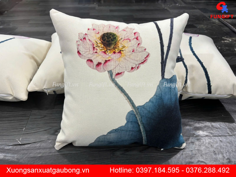 Mua gối tựa lưng sofa in họa tiết