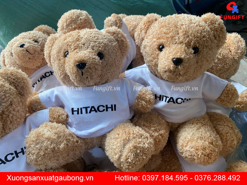 Phụ kiện gấu bông in logo trang trí
