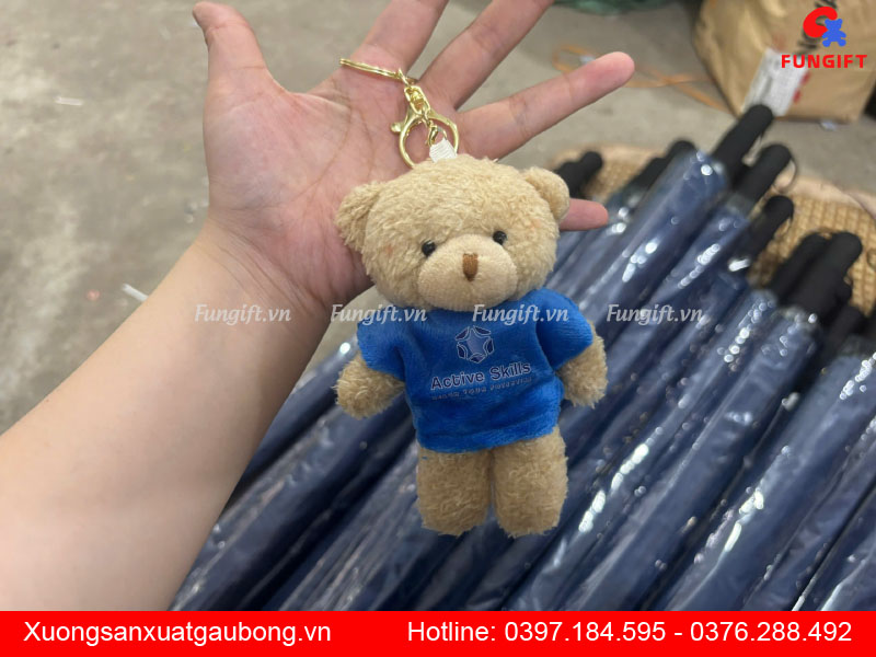 Phụ kiện gấu móc khóa in theo yêu cầu