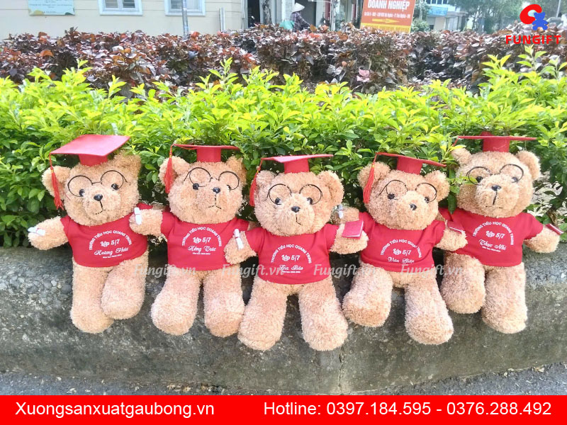 Quà tặng gấu bông in theo yêu cầu