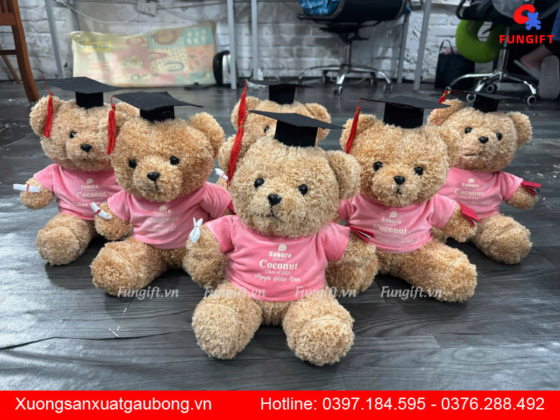 Sản xuất gấu bông in giá rẻ