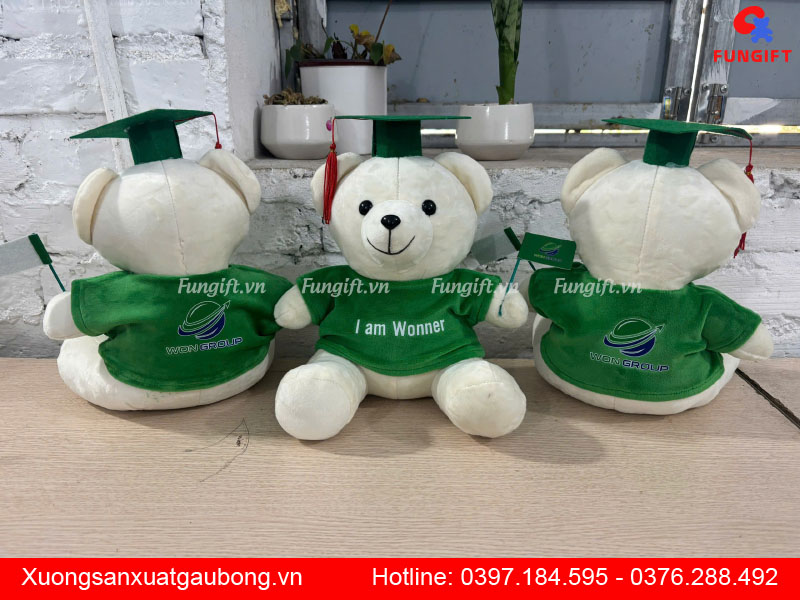 Sản xuất gấu bông in logo giá rẻ