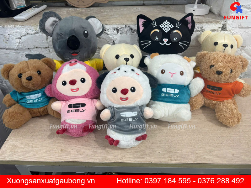Sỉ lẻ thú bông in mix hoạt hình