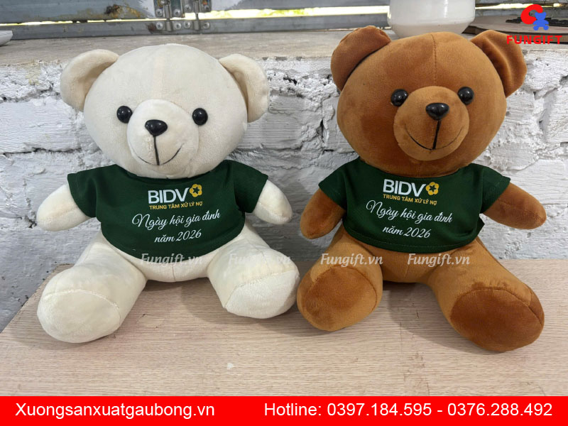 Gấu bông in logo Hà Nội