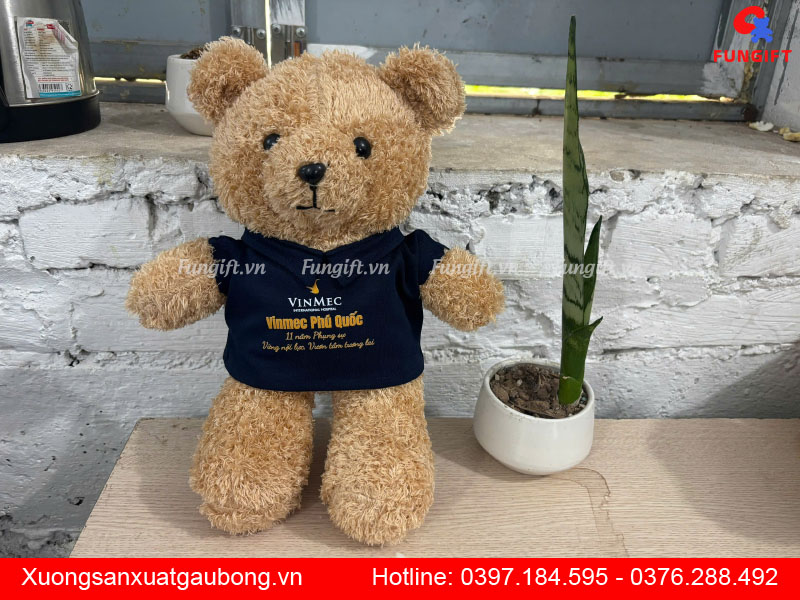 Gấu bông in logo theo yêu cầu