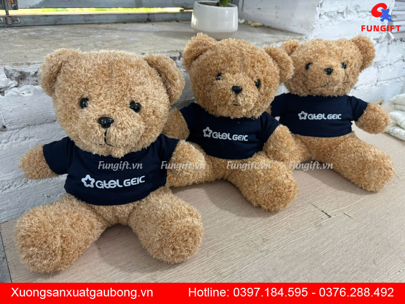 Gấu bông in logo theo yêu cầu