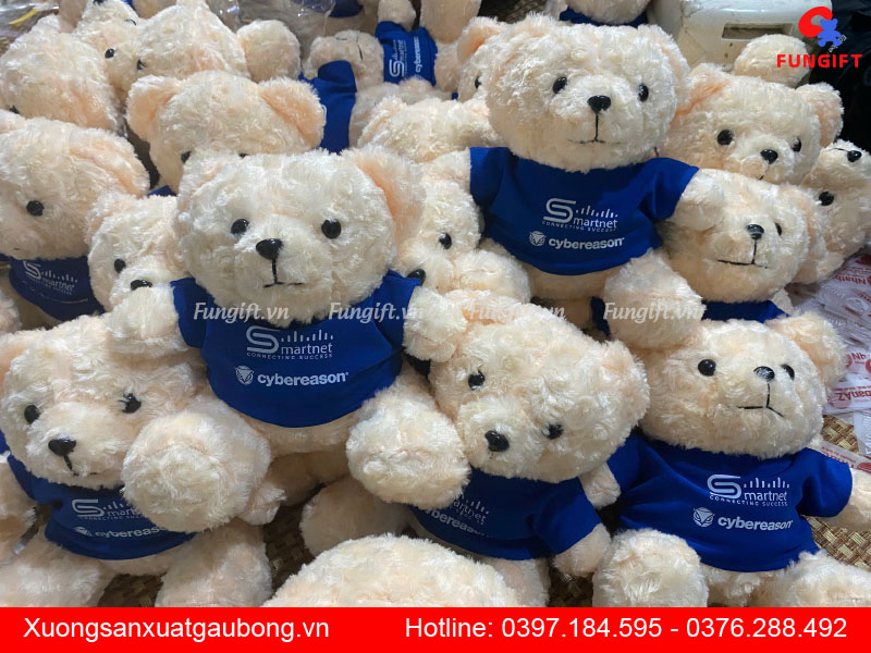 Gấu bông in logo theo yêu cầu