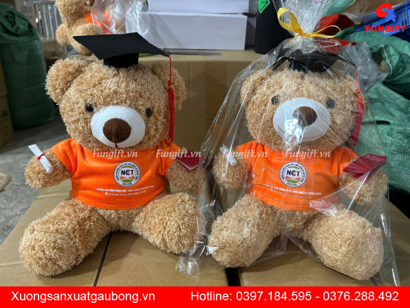 Gấu tốt nghiệp in tên