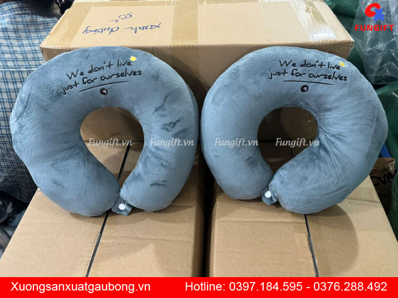 Gối chữ U in theo yêu cầu