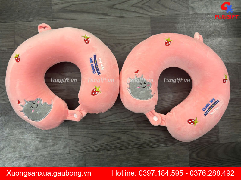 Gối chữ U kê cổ chống đau mỏi vai gáy