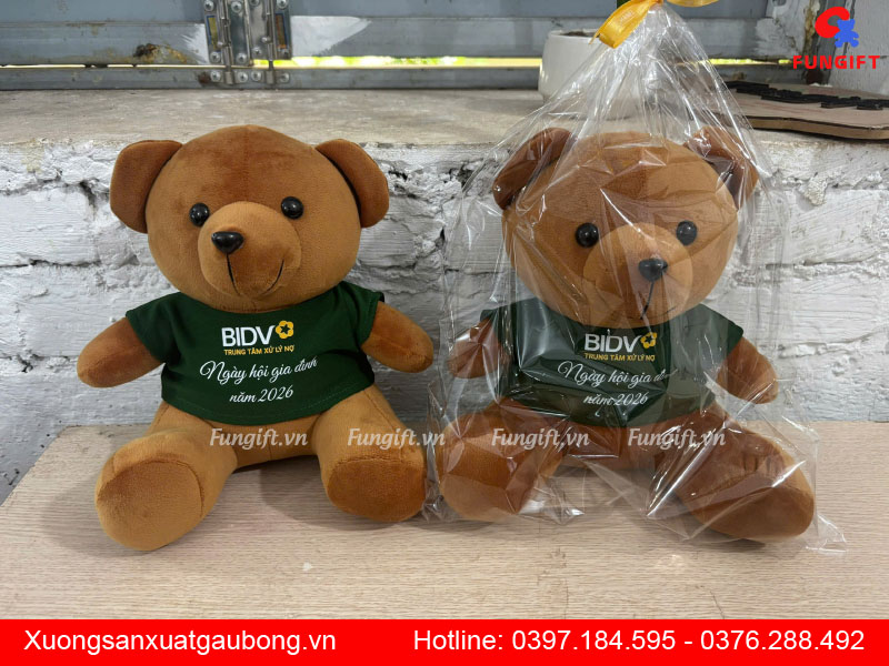 In gấu bông theo yêu cầu
