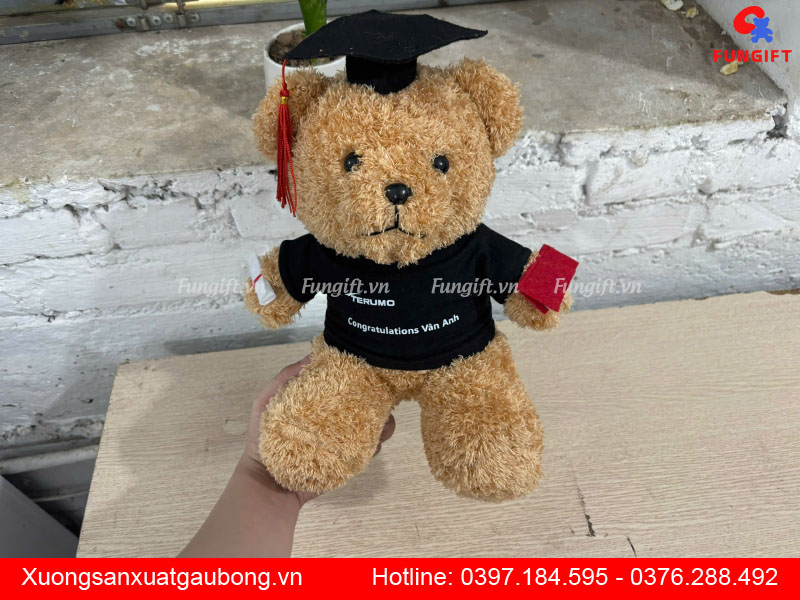 Xưởng sản xuất gấu bông cử nhân tốt nghiệp theo yêu cầu