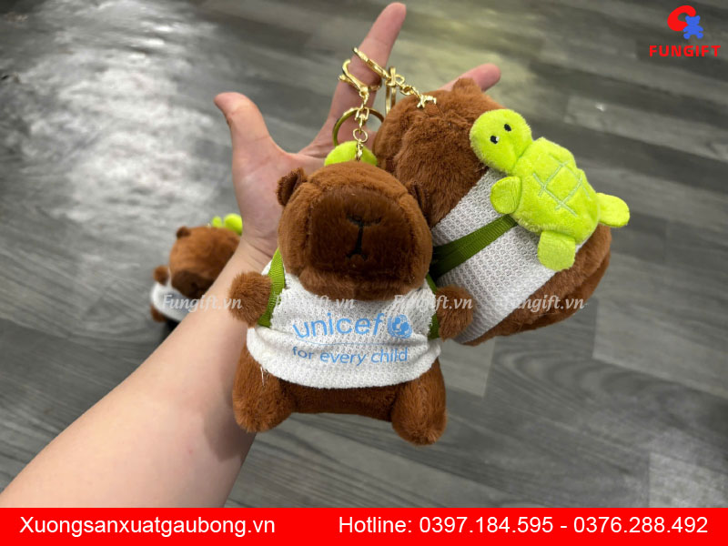 Xưởng sản xuất móc khoá gấu bông theo yêu cầu