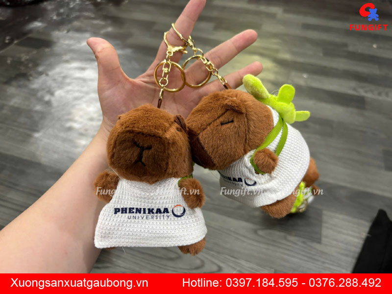 Xưởng sản xuất móc khoá gấu bông theo yêu cầu