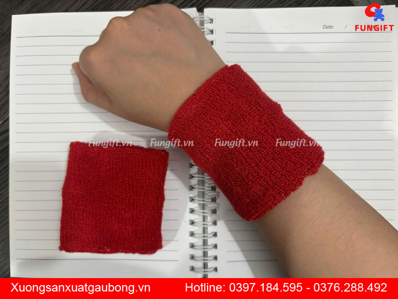 Băng đô tay thể thao thấm hút mồ hôi