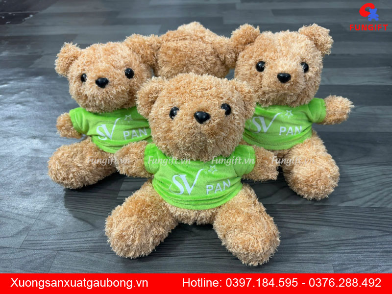 In logo lên gấu bông theo yêu cầu